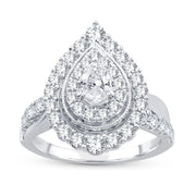 14K 1.48ct Fancy Cut Diamond Ring - Johnny Dang & Co