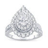14K 1.48ct Fancy Cut Diamond Ring - Johnny Dang & Co
