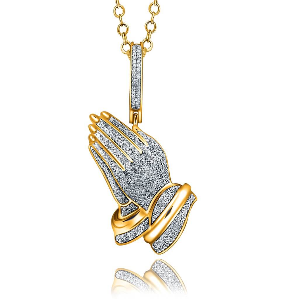 10K 0.68-0.83CT D-PRAYING HAND - Johnny Dang & Co