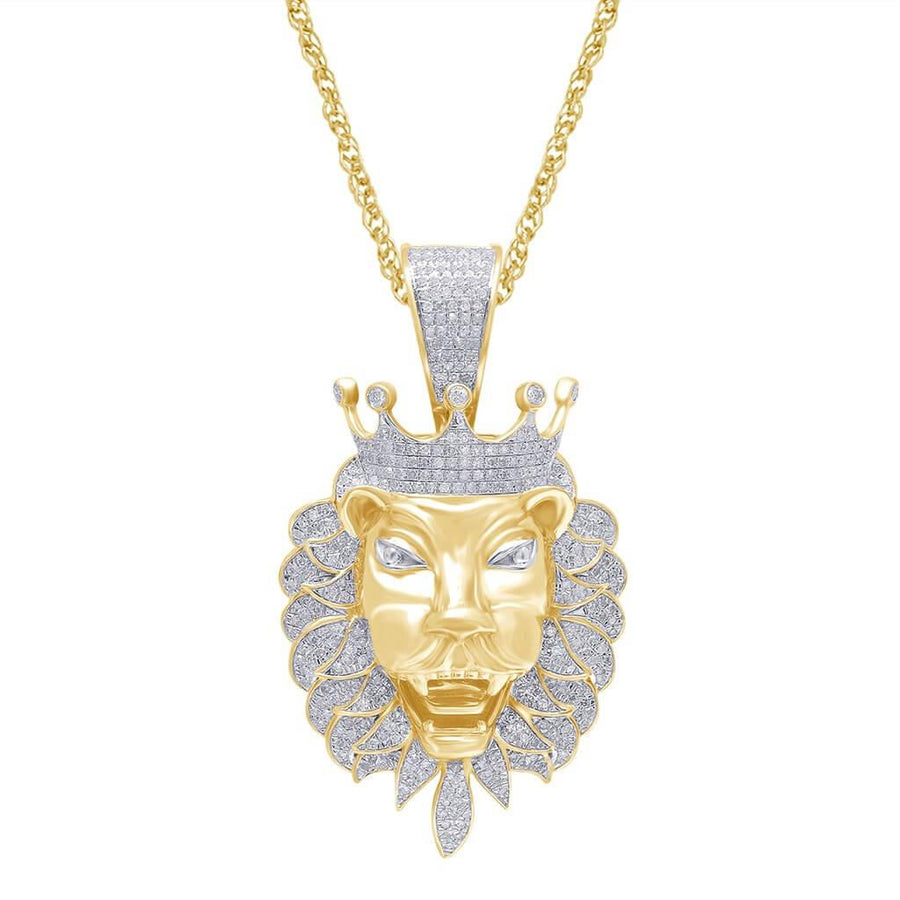10K 0.96-1.06CT D-LION HEAD - Johnny Dang & Co