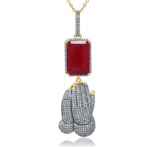 10K 0.87-1.03CT D-PRAYING HAND - Johnny Dang & Co