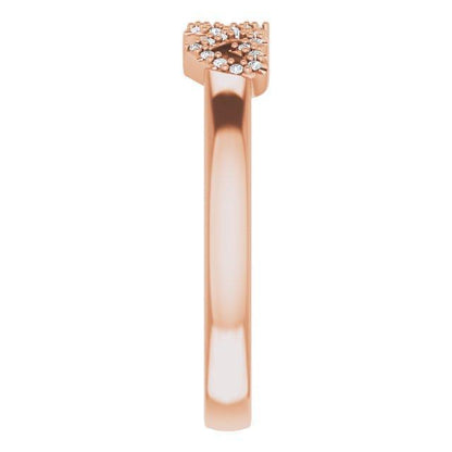 JDTK-SP124627-14K 0.25 CTTW Diamond Heart Ring - Johnny Dang & Co