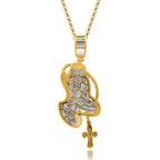 10K 0.94-1.02CT D-PPRAYING HAND - Johnny Dang & Co