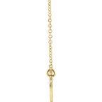 JDSP87380 - ENGRAVABLE OVAL NECKLACE - Johnny Dang & Co