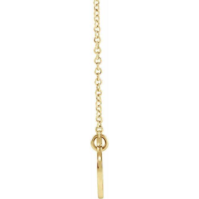 JDSP87380 - ENGRAVABLE OVAL NECKLACE - Johnny Dang & Co