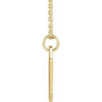 JDSP87365 - ENGRAVABLE DOG TAG NECKLACE - Johnny Dang & Co