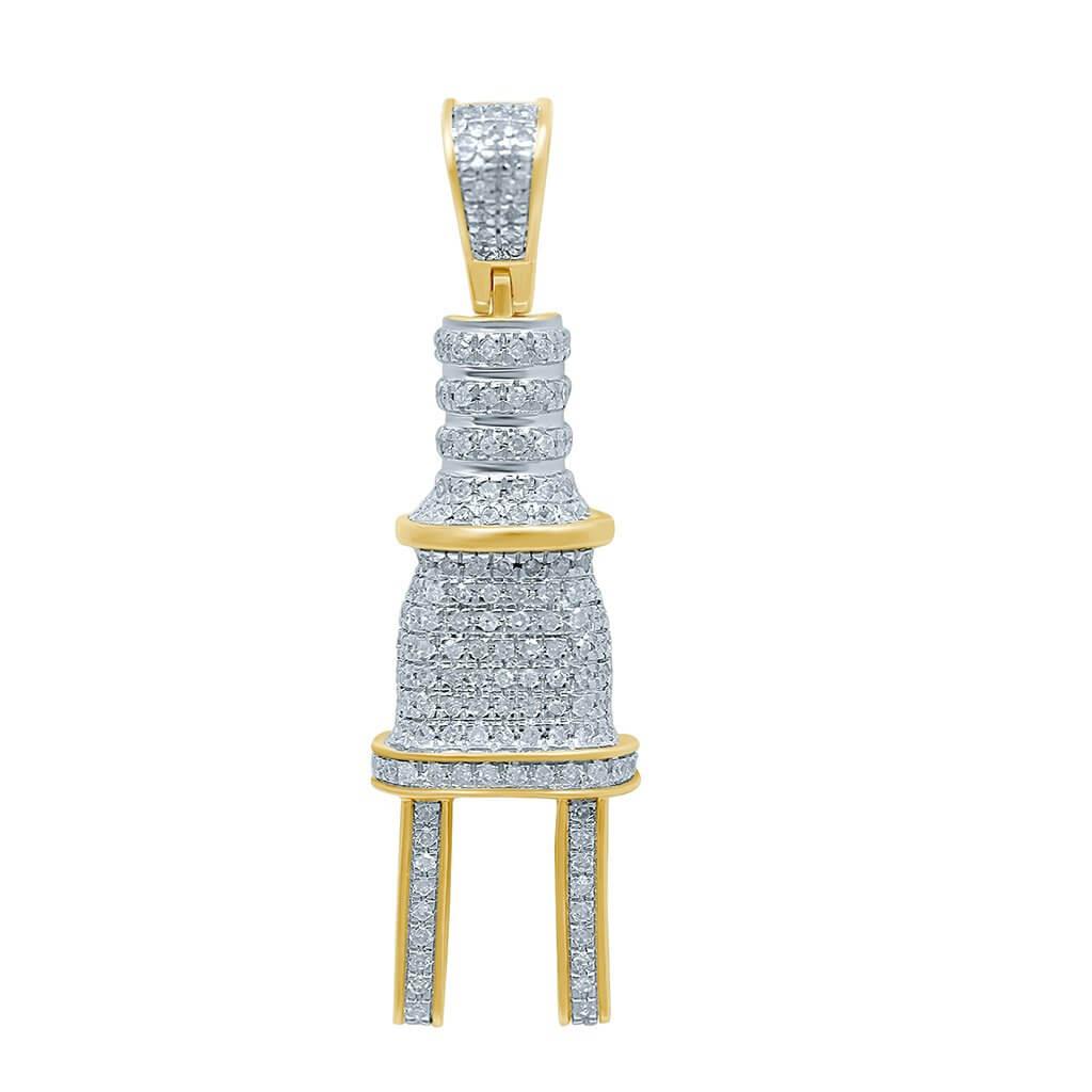 10K 0.34-0.40CT D-PLUG CHARM - Johnny Dang & Co