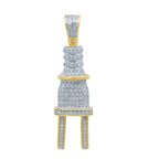 10K 0.34-0.40CT D-PLUG CHARM - Johnny Dang & Co