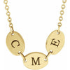 JDSP87340 - FAMILY ENGRAVABLE DISC NECKLACE - Johnny Dang & Co