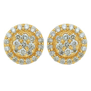 10K 0.72-0.78CT D-DARK EARRINGS - Johnny Dang & Co