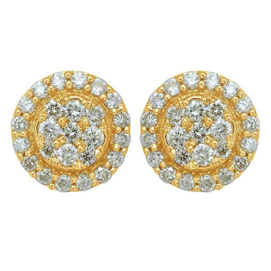 10K 0.72-0.78CT D-DARK EARRINGS - Johnny Dang & Co