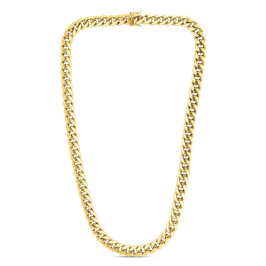 10K Gold 5mm Semi-Solid Classic Miami Cuban - Johnny Dang & Co