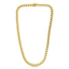 10K Gold 5mm Semi-Solid Classic Miami Cuban - Johnny Dang & Co