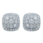 0.8cttw Cluster Diamond Earrings - Johnny Dang & Co