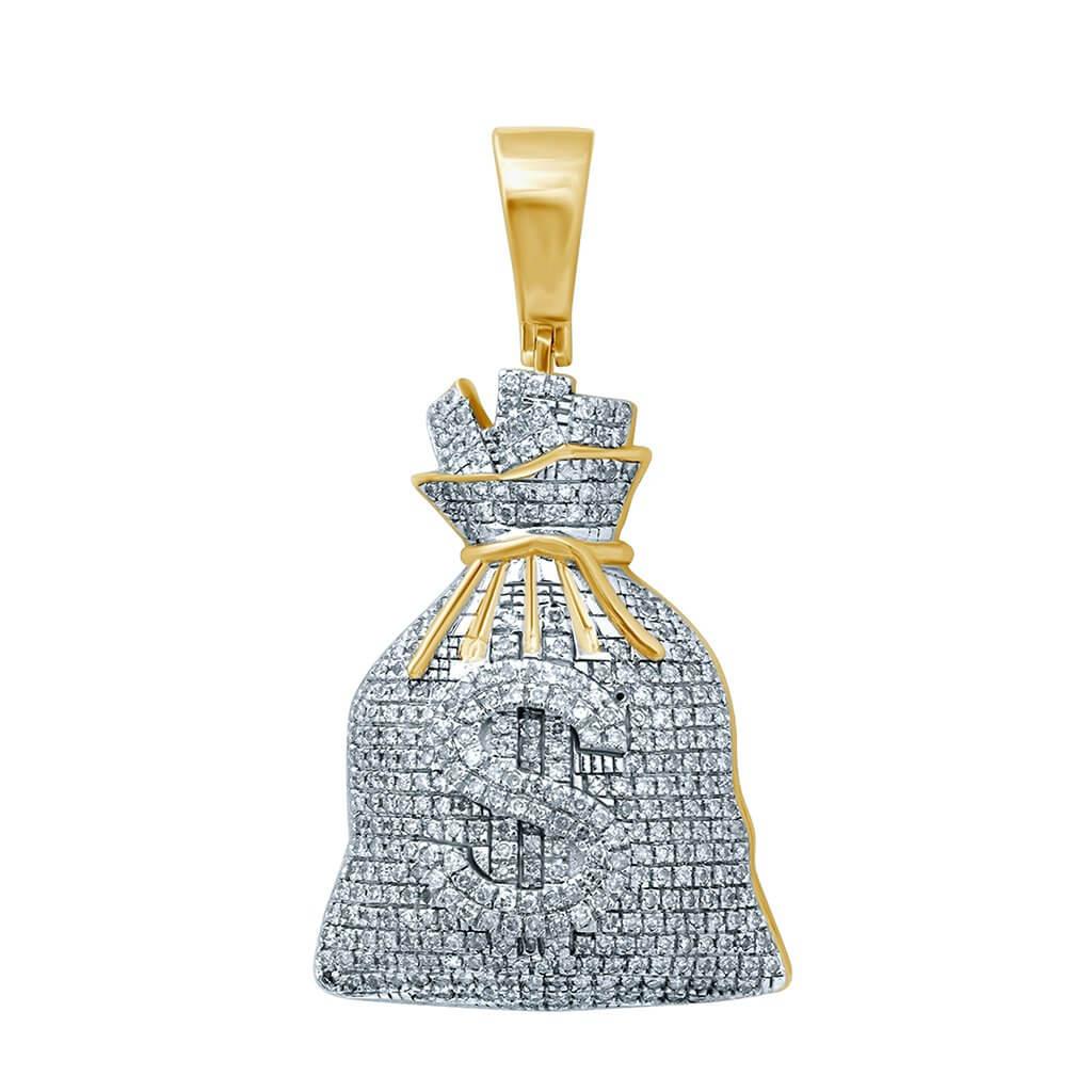 10K 0.75-0.82CT D-MONEY BAGS - Johnny Dang & Co