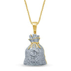 10K 0.75-0.82CT D-MONEY BAGS - Johnny Dang & Co