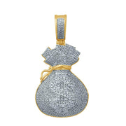 10K 0.97-1.05CT D-MONEY BAGS - Johnny Dang & Co