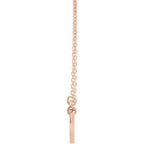 Natural Ruby Engravable Heart 18" Necklace - Johnny Dang & Co
