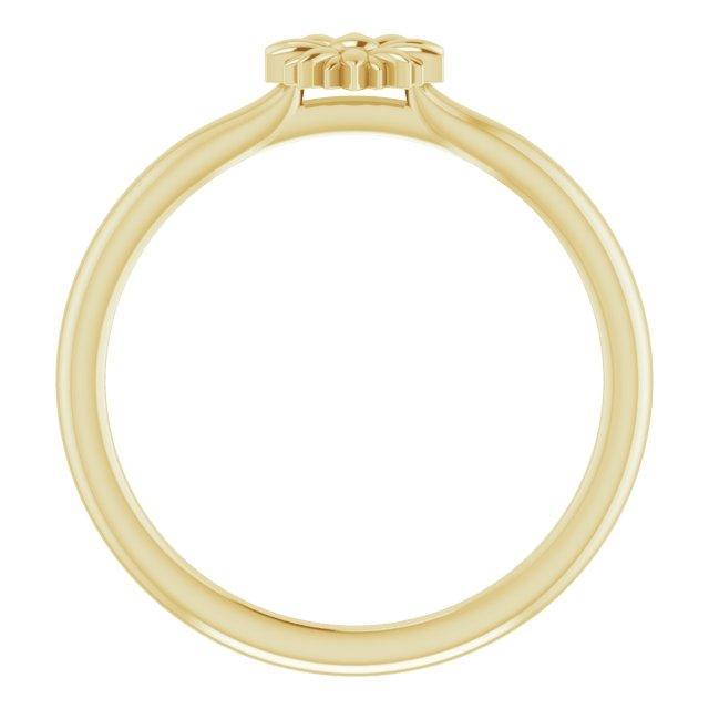 JDSP57700 - FLORAL RING - Johnny Dang & Co