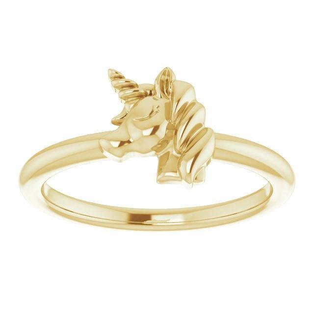 JDSP52352 - YOUTH UNICORN RING - Johnny Dang & Co