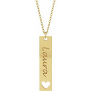 JDSP87762 - ENGRAVABLE BAR NECKLACE - Johnny Dang & Co
