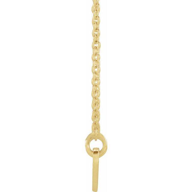 JDSP87635 - Engravable Curved Bar 18" Necklace - Johnny Dang & Co
