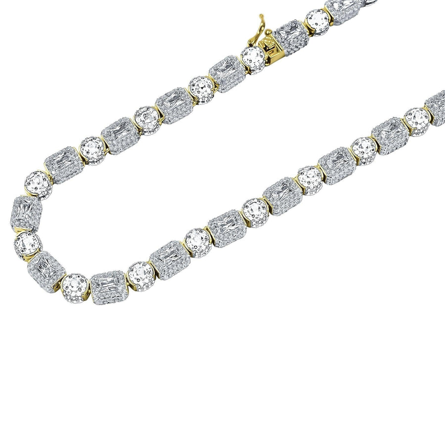 GHOST SILVER ICED OUT CZ CHAIN I BMW9210042 - Johnny Dang & Co