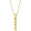 JDSP87619 - FOUR-SIDE ENGRAVABLE BAR NECKLACE - Johnny Dang & Co