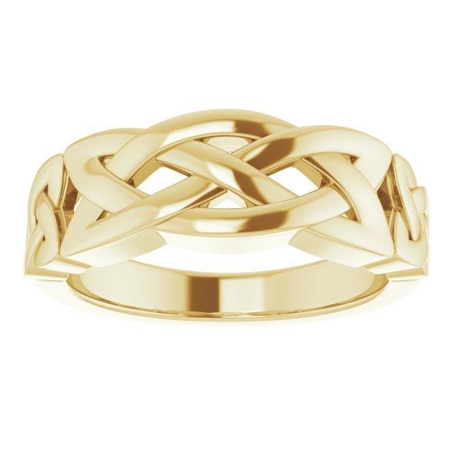 JDSP9904 - 14K Gold Celtic Ring - Johnny Dang & Co