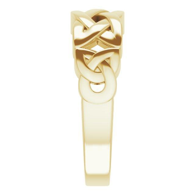 JDSP9904 - 14K Gold Celtic Ring - Johnny Dang & Co