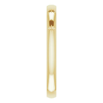 JDSP52345 - 14K Stackable Starburst Ring - Johnny Dang & Co