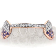 14k Bottom FL Diamond Grillz - Johnny Dang & Co