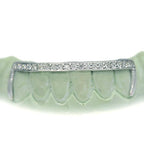 14k Bottom FL Diamond Grillz - Johnny Dang & Co