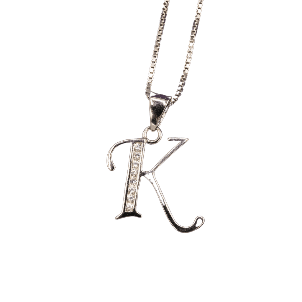 WHITE GOLD SCRIPT SILVER LETTER - Johnny Dang & Co