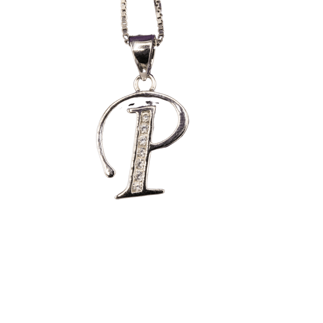 WHITE GOLD SCRIPT SILVER LETTER - Johnny Dang & Co