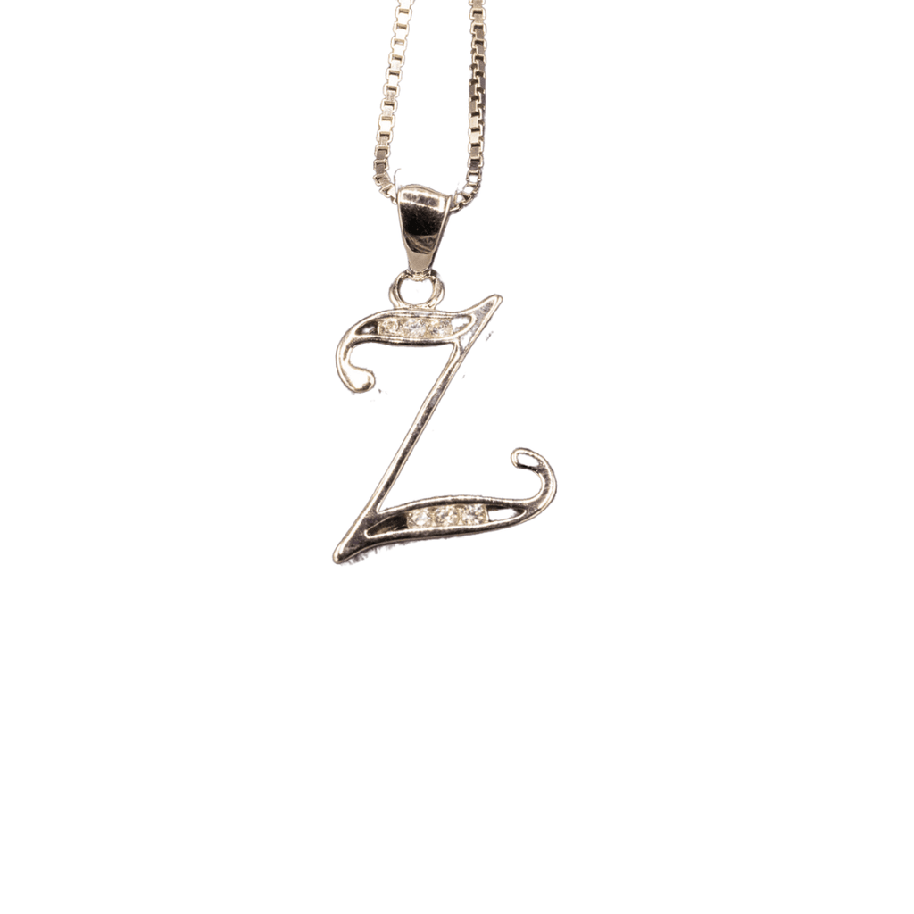 WHITE GOLD SCRIPT SILVER LETTER - Johnny Dang & Co