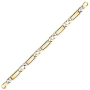 8.5" Fancy Link Bracelet - Johnny Dang & Co