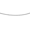 Silver Twisted Black & White Anklet - Johnny Dang & Co