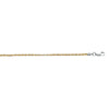 Silver Two-tone Sparkle Chain Anklet - Johnny Dang & Co