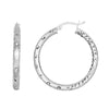 Silver Star Medium Hoop Earring - Johnny Dang & Co