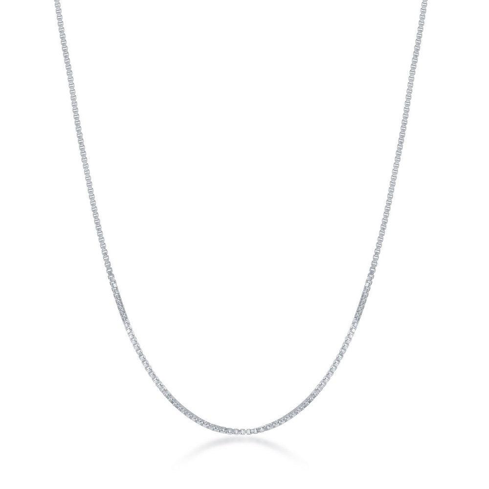 Sterling Silver 0.8mm Box Chain - Johnny Dang & Co