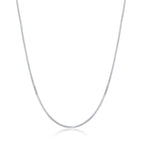 Sterling Silver 0.8mm Box Chain - Johnny Dang & Co