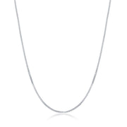 Sterling Silver 0.8mm Box Chain - Johnny Dang & Co