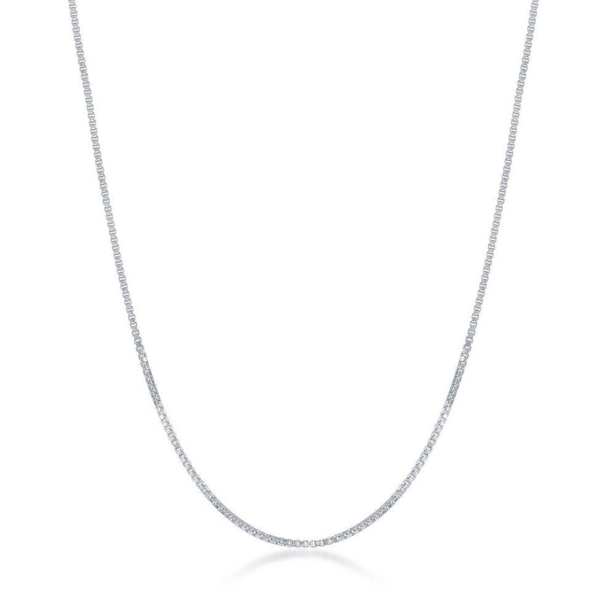 Sterling Silver 0.8mm Box Chain - Johnny Dang & Co
