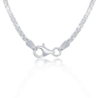 22 Inch Sterling Silver 1.8mm Box Chain - Silver Plated - Johnny Dang & Co