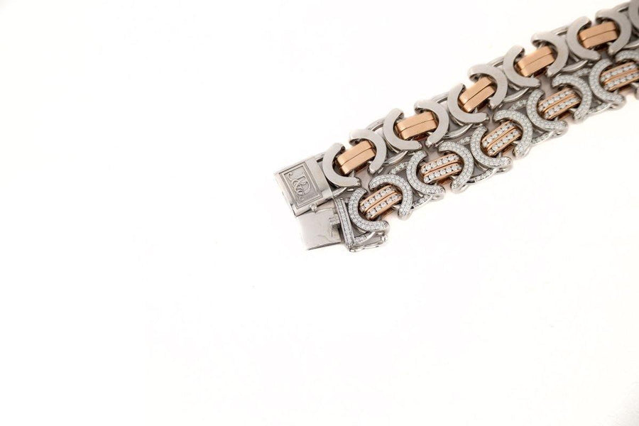 20mm Diamond Byzantine Chain - Johnny Dang & Co