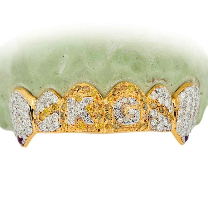 JDTK-C108F 6 Piece Hand Prong Set Diamond Grill - Johnny Dang & Co