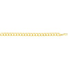 14K Gold 11.23mm Comfort Curb Chain - Johnny Dang & Co