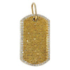 JDTK-CDD005 - Custom Diamond Dog Tag Pendant - Johnny Dang & Co