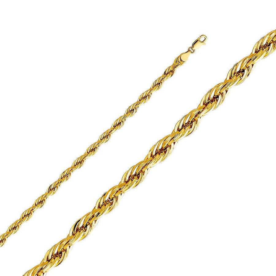 5mm Silky Hallow Rope Chain - Johnny Dang & Co